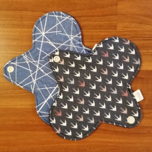 Eiremade Ecofriendly Panty liners - Duo pack - thin cloth menstrual pads for...