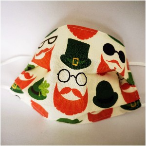 Eiremade Clothing St Patricks face mask