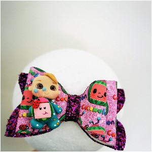 Eiremade Clothing Cocomelon bow