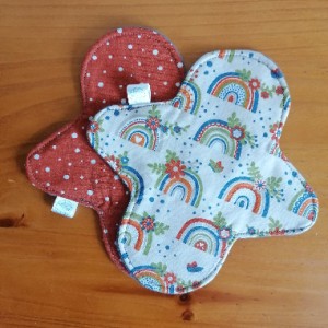 Eiremade Ecofriendly Panty liners - Duo pack - thin cloth menstrual pads for...
